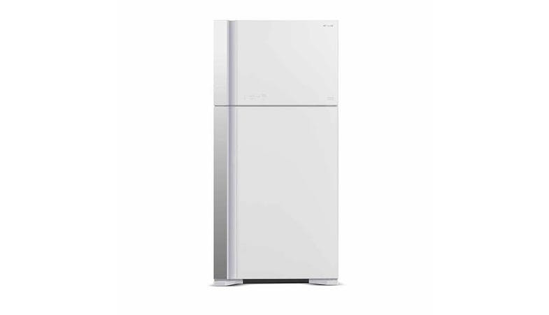 HITACHI 2 DR TOP MOUNT FREEZER REFRIGERATOR (WHITE) R-VG695P3MS