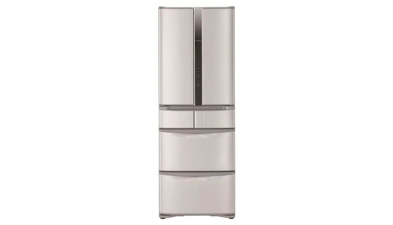 HITACHI 6 DR SIDE BY SIDE DOOR REFRIGERATOR (STAINLESS STEEL) R-SF45FMS