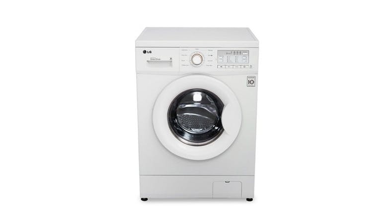 LG FRONT LOAD WASHING MACHINE (7.5KG) (WHITE) WD-1275QDT