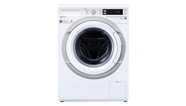 HITACHI FRONT LOAD WASHING MACHINE (7.5KG) (WHITE) BD-W75AAE