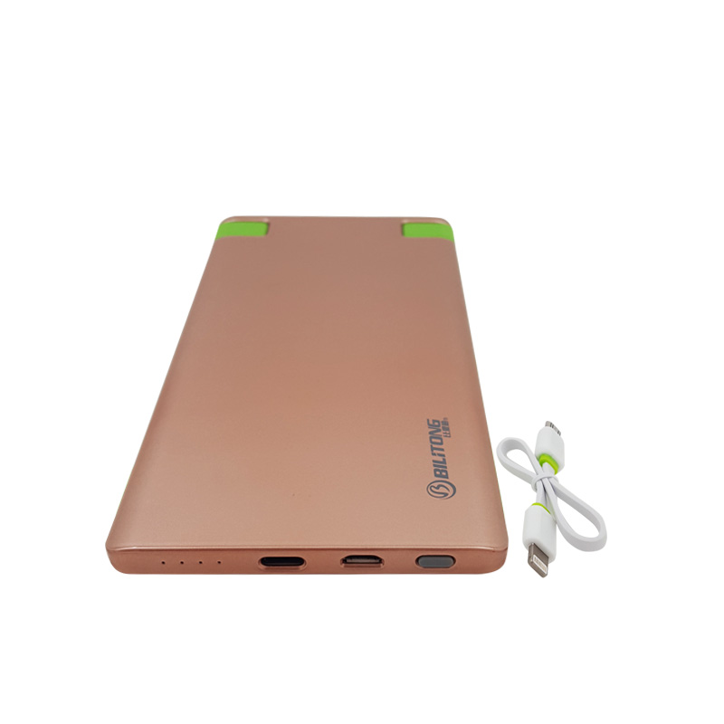 BILITONG 6800MAH POWERBANK FOR 8PIN & MICRO (ROSE GOLD) A008