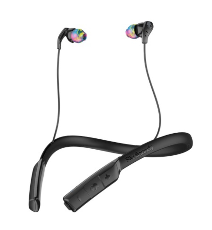 SKULLCANDY METHOD BT SPORT EARBUD IN EAR EARPHONES (BLACK / GRAY)
