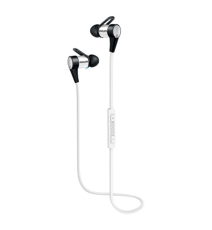 PHILIPS BLUETOOTH NFC IN-EAR HEADPHONES (WHITE) SHB5800WT/00
