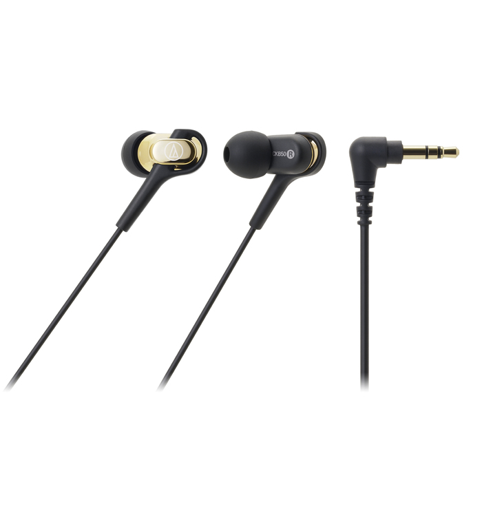 AUDIO-TECHNICA BALANCED ARMATURE DRIVER EARPHONES (GOLD) ATH-CKB50GD