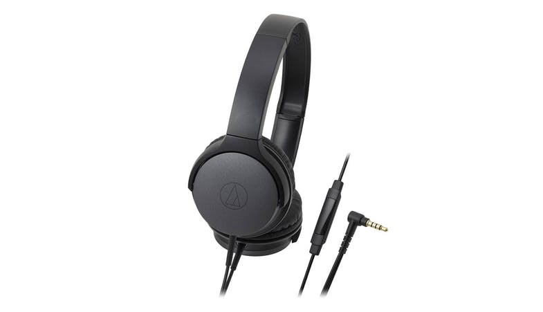 AUDIO-TECHNICA ON-EAR HEADPHONES (BLACK) ATH-AR1ISBK