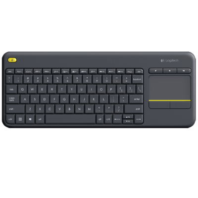 LOGITECH WIRELESS TOUCH KEYBOARD K400 PLUS (BLACK) 920-007165