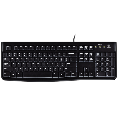 LOGITECH K120 USB KEYBOARD (BLACK) 920-002582