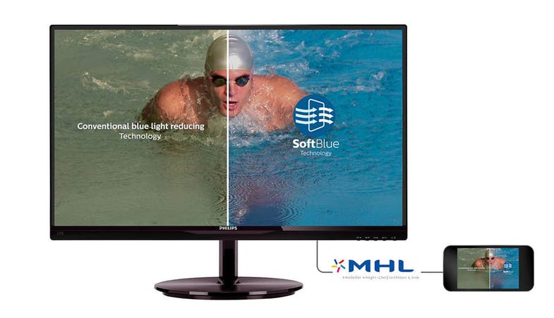 PHILIPS 23IN LCD MONITOR SOFTBLUE TECHNOLOGY 234E5EDSB/69