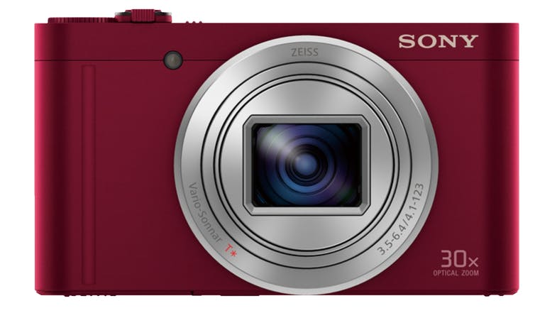 SONY WX500 COMPACT CAMERA W 30X OPTICAL ZOOM (RED) DSC-WX500