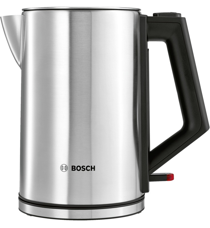 BOSCH CORDLESS KETTLE (1.7L) (STAINLESS STEEL / BLACK) TWK7101
