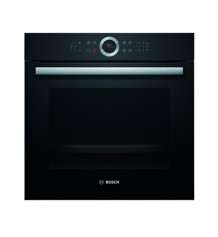 BOSCH SERIE 8 BUILT IN OVEN (71L) (BLACK) HBG635BB1J