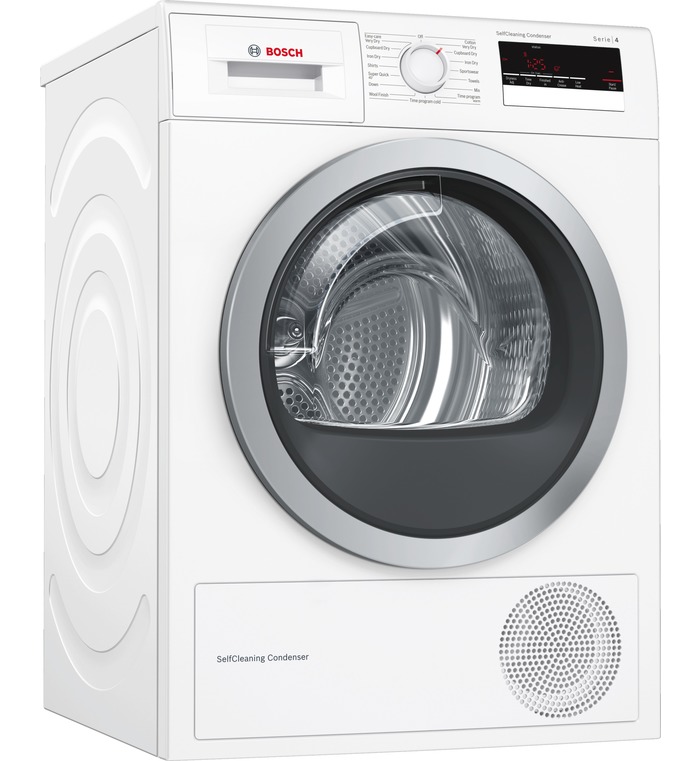 BOSCH SERIE 4 TUMBLE DRYER W HEAT PUMP (9KG) (WHITE) WTM85260SG