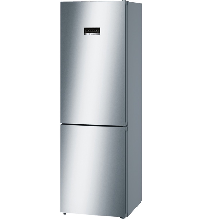 BOSCH SERIE 4 2 DR BOTTOM MOUNT FREEZER REFRIGERATOR (GROSS 357L) (STAINLESS STEEL) KGN36XI46