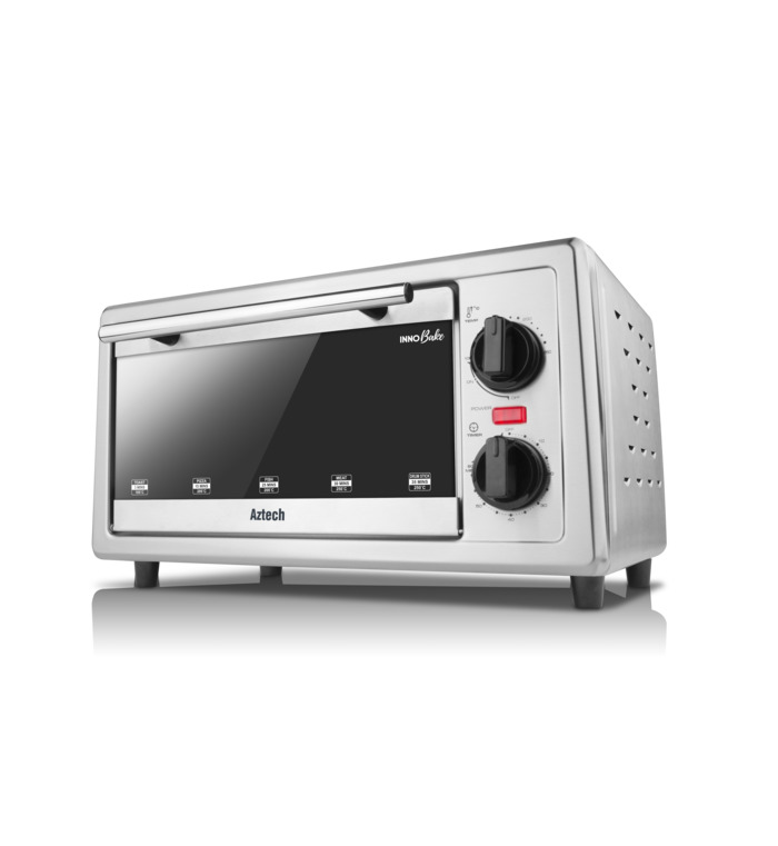 AZTECH SILVERTONE INNOBAKE TOASTER OVEN (10L) ATO6610