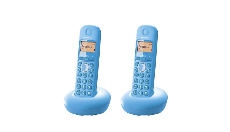 PANASONIC DUAL DIGITAL CORDLESS PHONE (BLUE) KX-TGB212CX