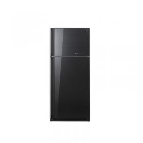 SHARP 2 DR TOP MOUNT FREEZER REFRIGERATOR (BLACK) SJ-PD39P-BK