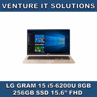 LG GRAM 15 15IN INTEL I5-6200U 8GB 256GB SSD (GOLD) 15Z960-G.AA5BA3