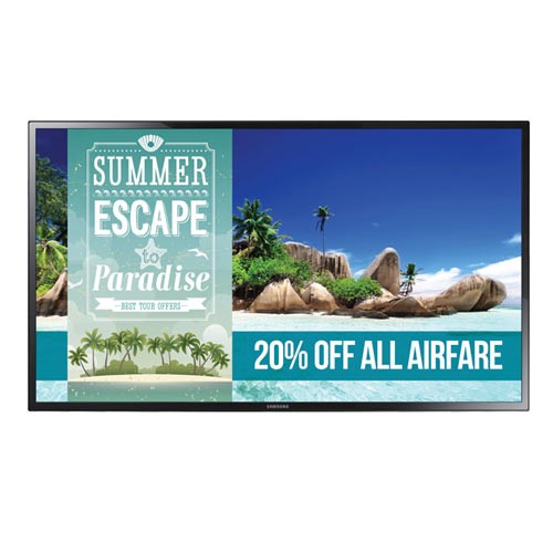 SAMSUNG 40IN LED DISPLAY ED40C