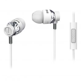 PHILIPS SHE5300 HEADPHONES W MIC(WHITE) SHE5305WT/00