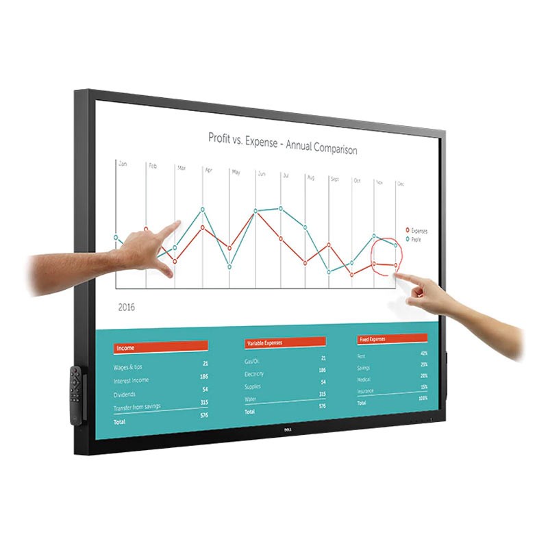 DELL 70IN INTERACTIVE CONFERENCE ROOM MONITOR C7017T